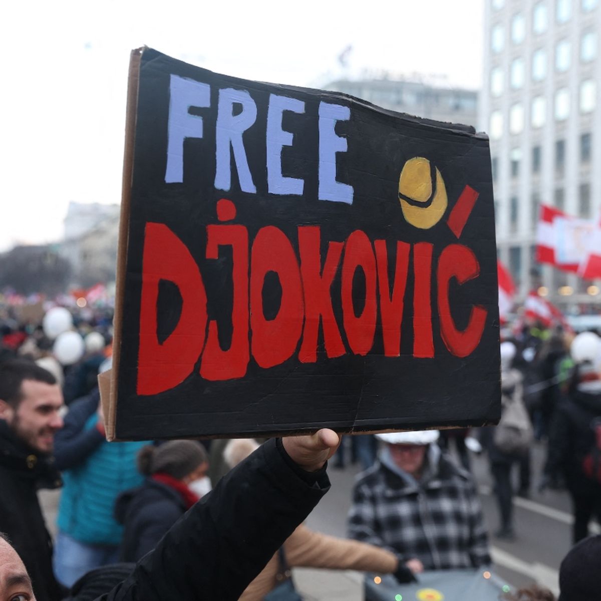 Marcha en Serbia a favor de Djokovic