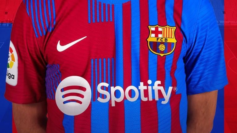 ¿Será así? La camiseta de Barcelona con Spotify