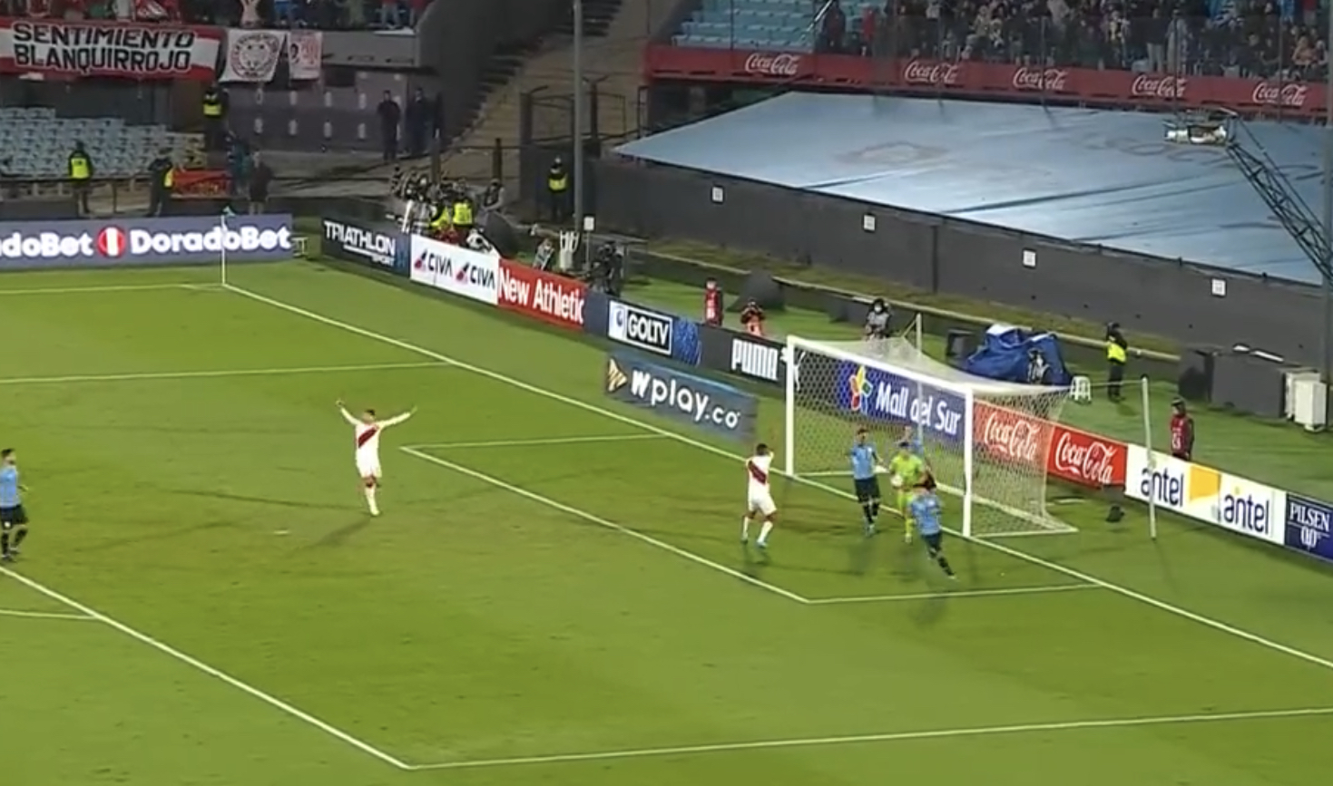 Uruguay Perú gol o no gol
