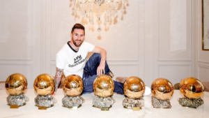Messi y sus siete balones de oro
