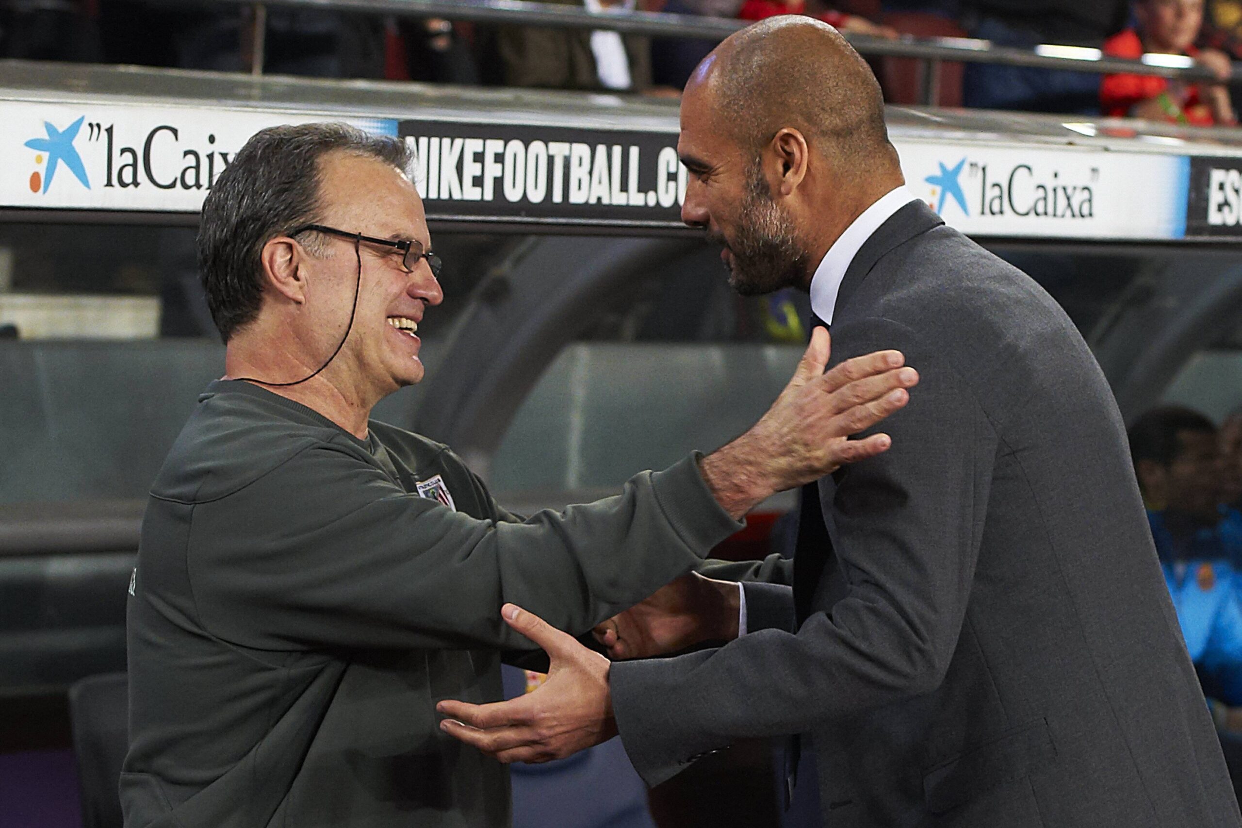 Marcelo Bielsa y Pep Guardiola