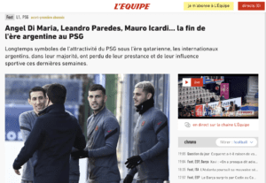 Argentinos en el PSG