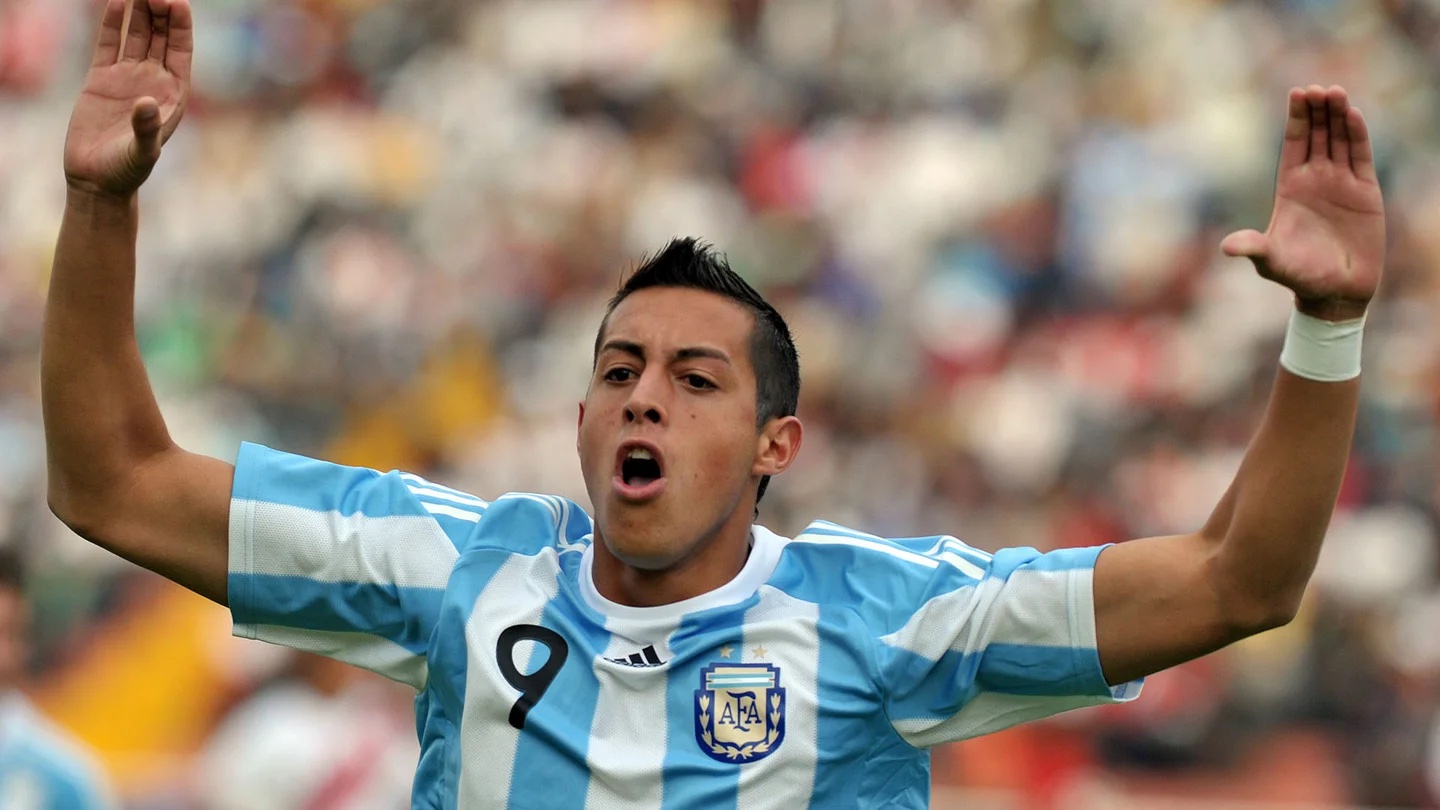 Funes Mori vistió la camiseta de Argentina en un Sudamericano Juvenil en 2011
