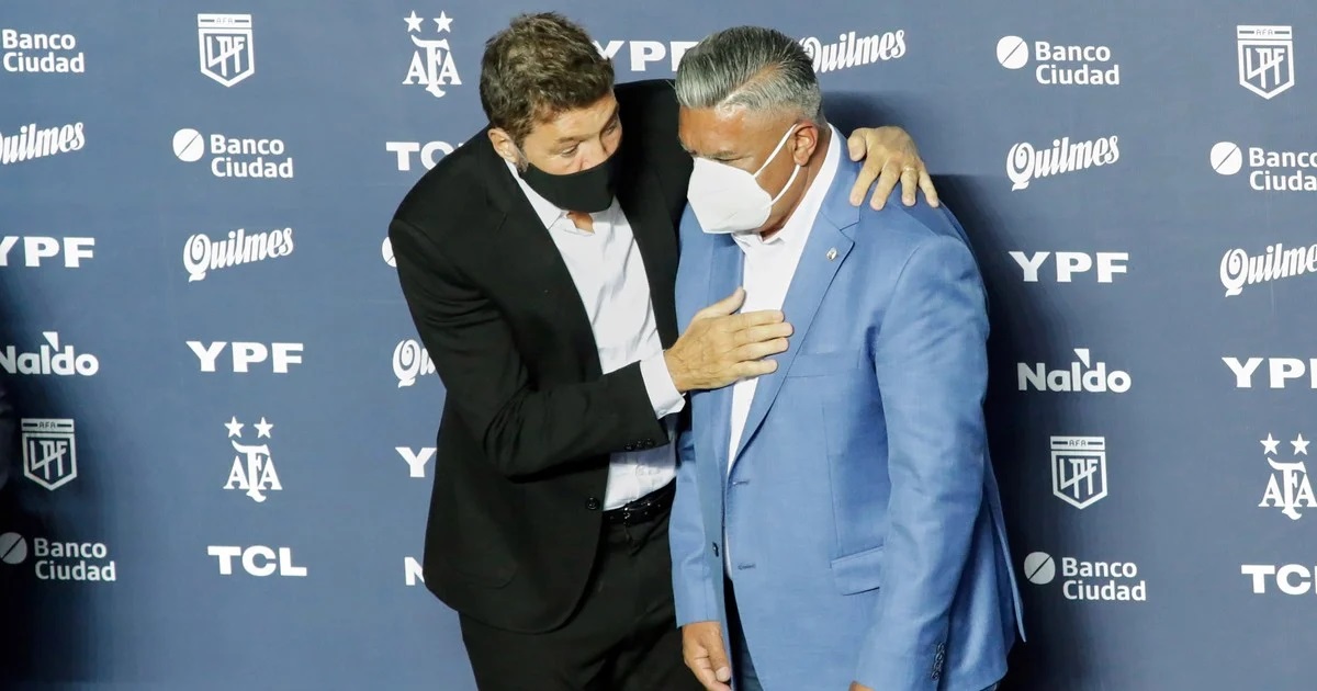 Marcelo Tinelli y Claudio Chiqui Tapia