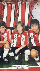 "Las vueltas de la vida. Mi mini 8", escribió la novia de Agustín Palavecino junto a la foto.