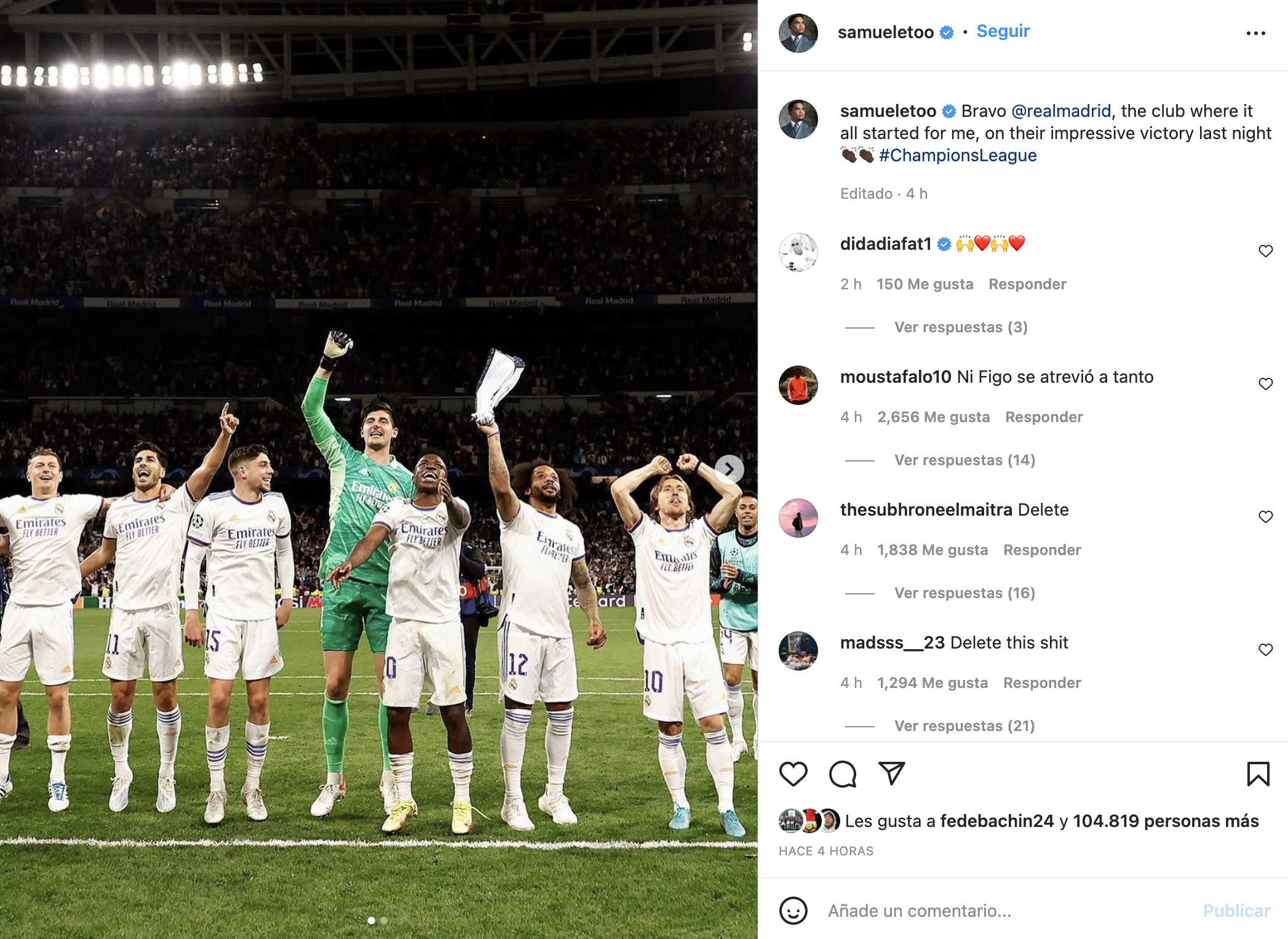 Samuel Eto'o Real Madrid