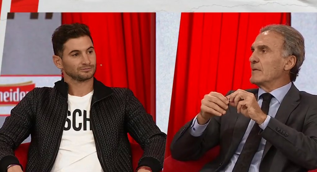 Lucas Alario estuvo como invitado en los estudios de ESPN