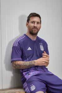 Camiseta suplente de la Selección Argentina