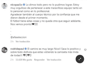 Rodrigo De Paul Selección Argentina Nico Paz