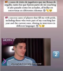 Julián Álvarez profesora de inglés