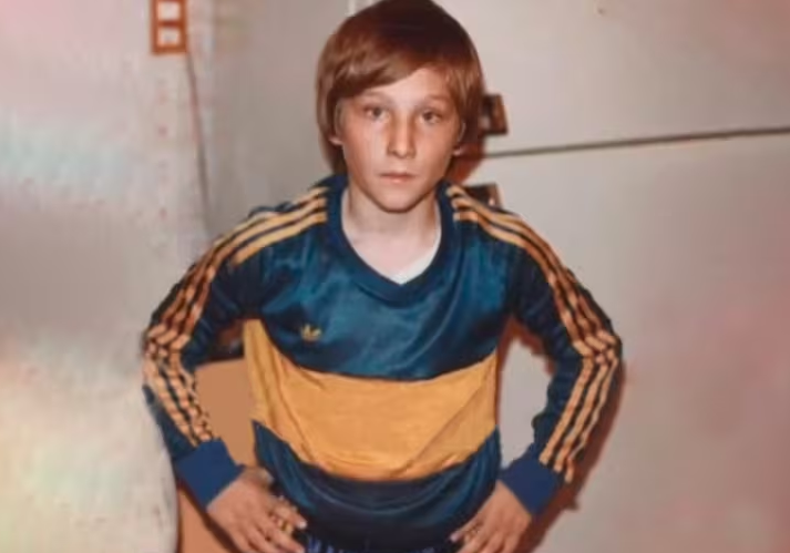 Javier Milei con la de Boca