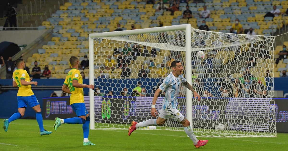 El gol de Di Maria en la ultima Copa America