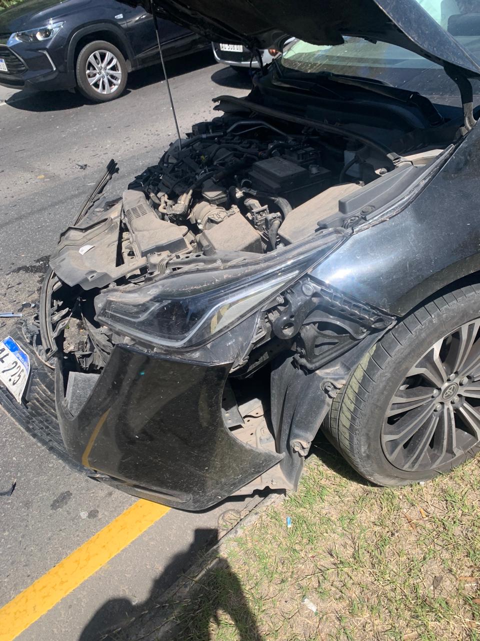 Ricardo Bochini sufrió un accidente automovilístico