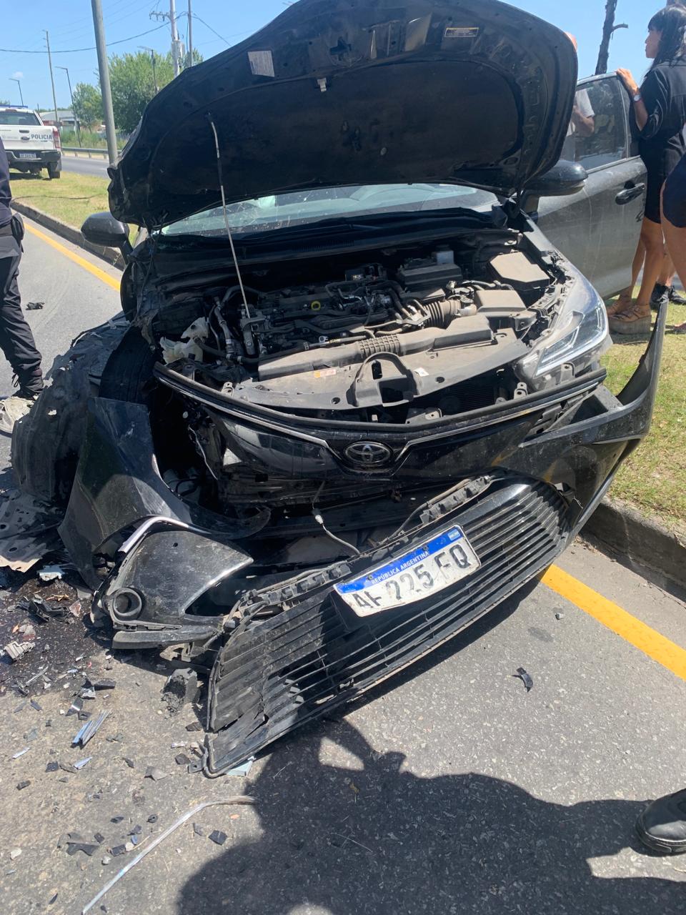 Ricardo Bochini sufrió un accidente automovilístico