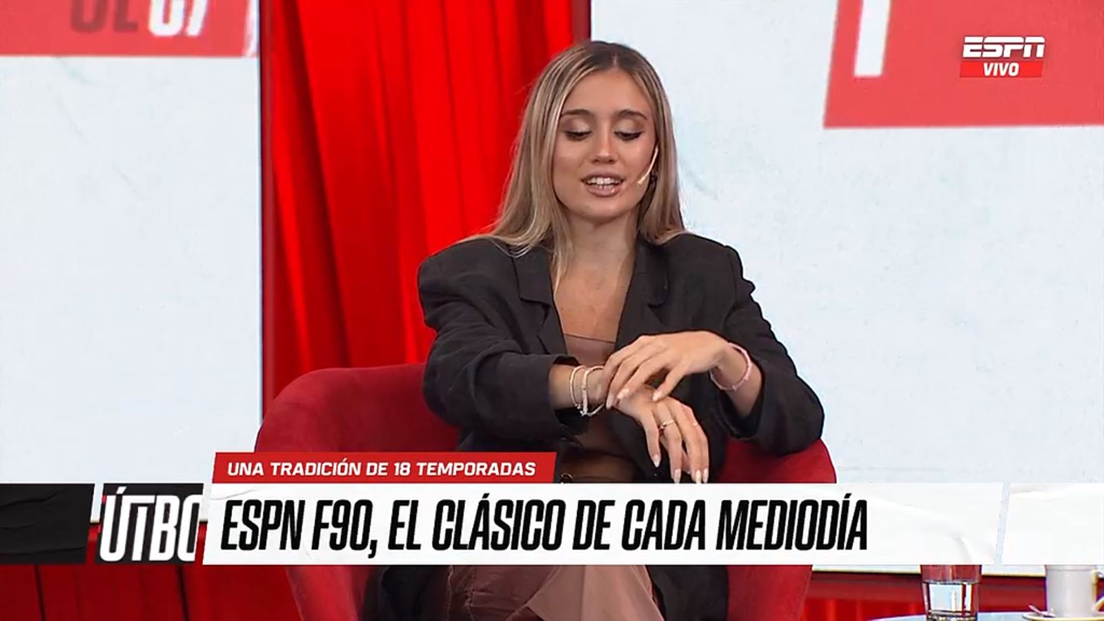 Morena Beltrán dio un detalle íntimo tras el gol de Blondel