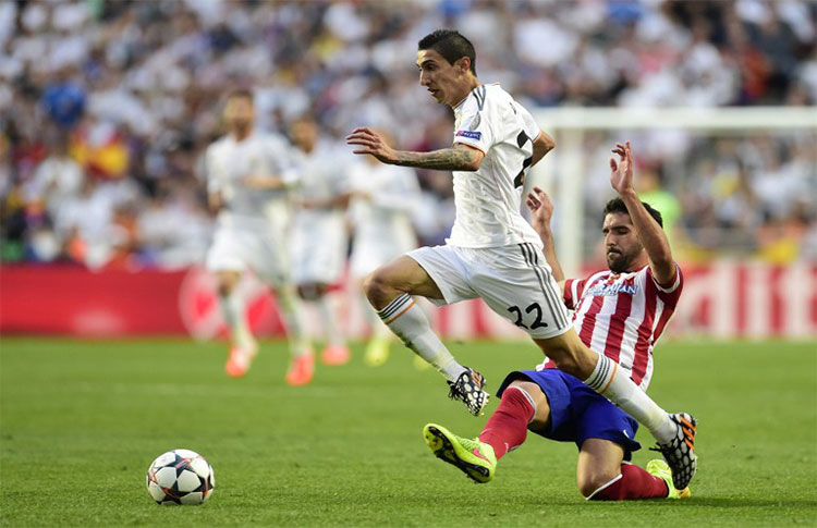 Di María, con el Real Madrid, uno de los que más hizo sufrir al Cholo Simeone