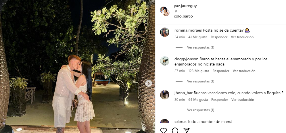 El Colo Barco publicó algunas imágenes en su cuenta de Instagram que rápidamente hicieron que los seguidores dejen sus comentarios.