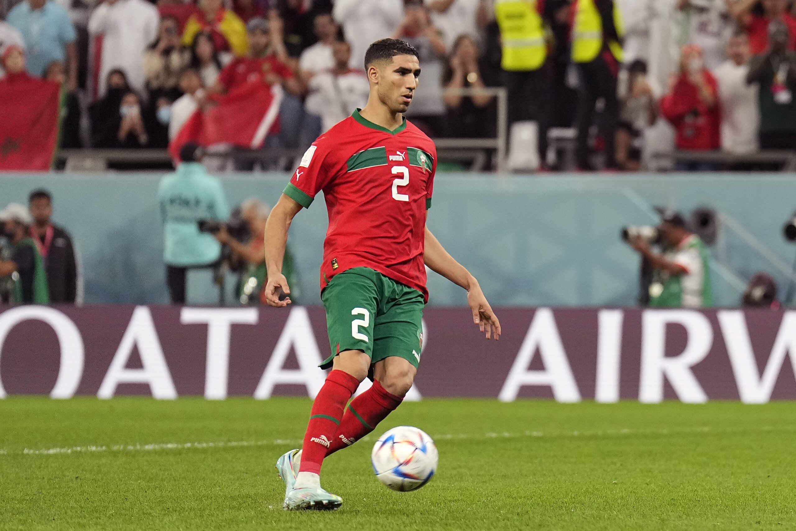 Achraf Hakimi, jugador de Marruecos y la gran figura del seleccionado africano, habló después del escandaloso partido con Argentina.
