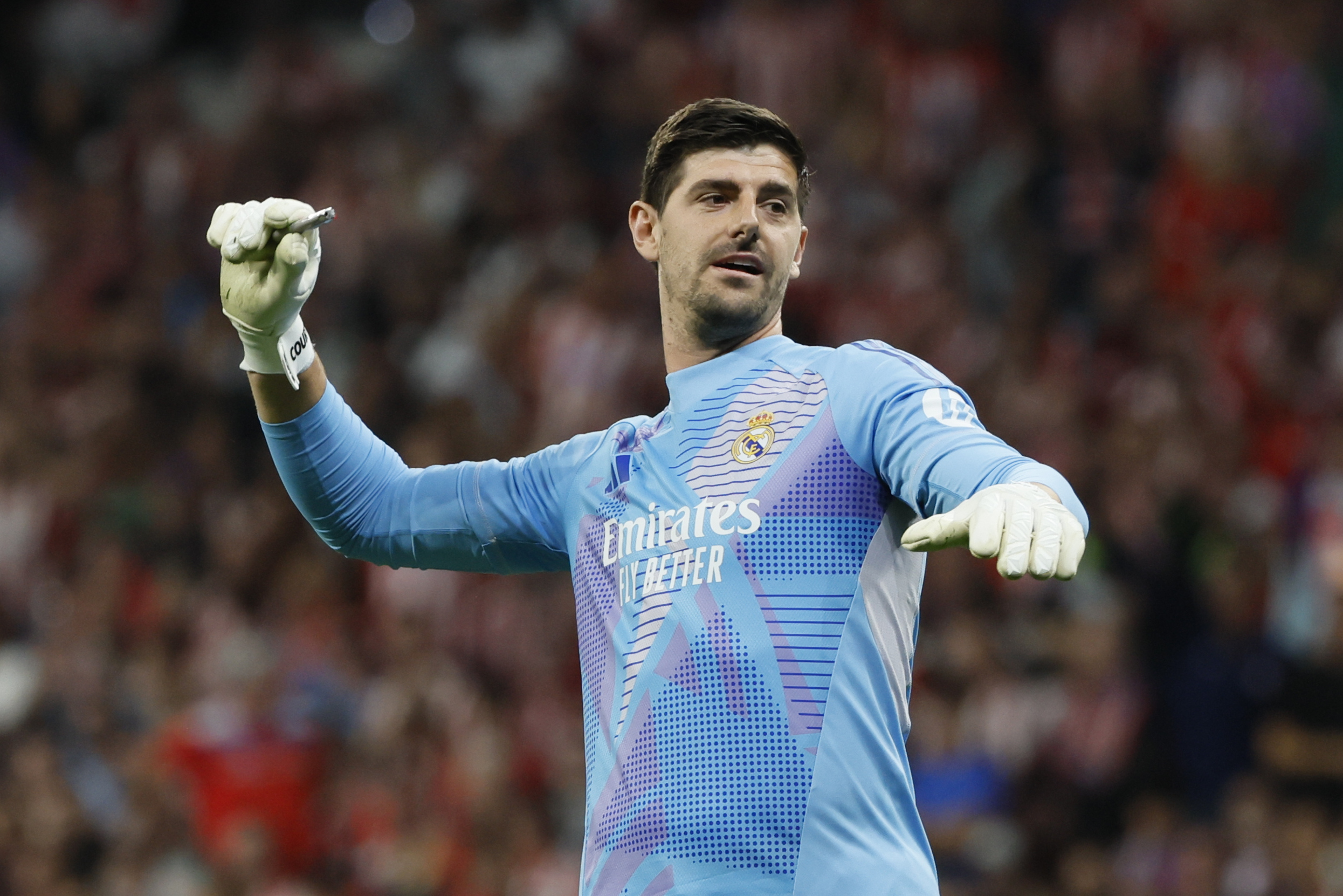 Después del empate 1-1 entre Atlético Madrid y Real Madrid, el entrenador Diego Simeone habló sobre lo ocurrido con Courtois.