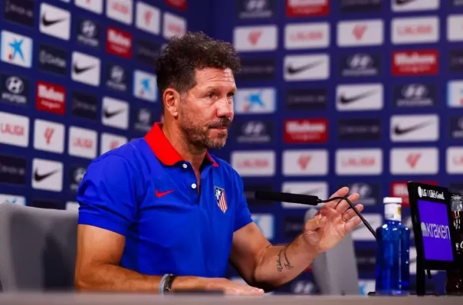 Simeone y un pedido para Julián Álvarez