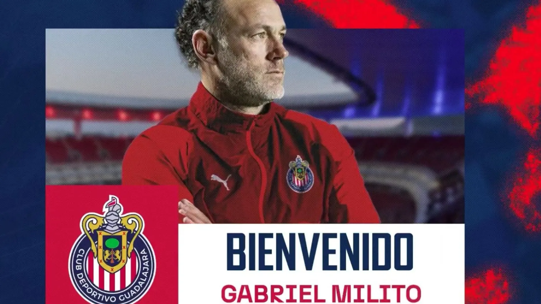 Gaby Milito tiró contra Gago: "A mi no me gustaría". El exdefensor le pegó a Pintita, tras ser presentado como DT de Chivas.