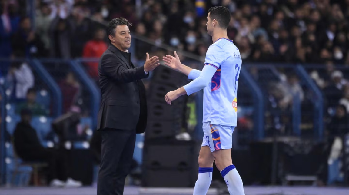 Cristiano Ronaldo a River: la verdadera historia fue relatada por el propio entrenador del Millonario, Marcelo Gallardo.