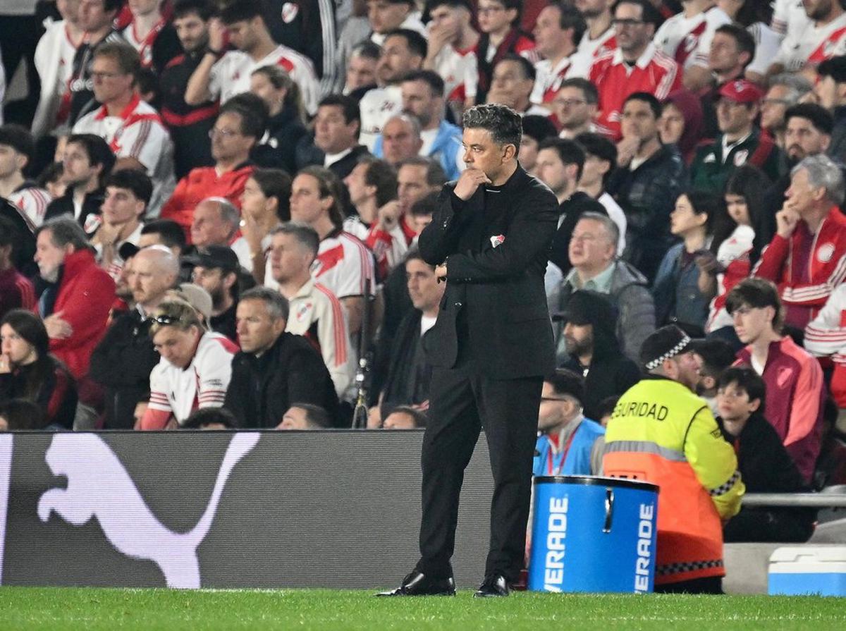 Marcelo Gallardo: "Estamos vivos". El entrenador de River habló en conferencia de prensa tras la derrota ante Palmeiras.