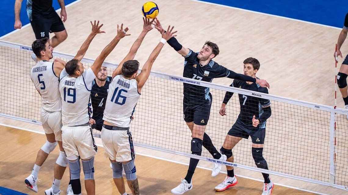 Argentina cayó 3-0 ante Italia en el Mundial de vóley: se terminó la ilusión después de haber vencido categóricamente a Francia.